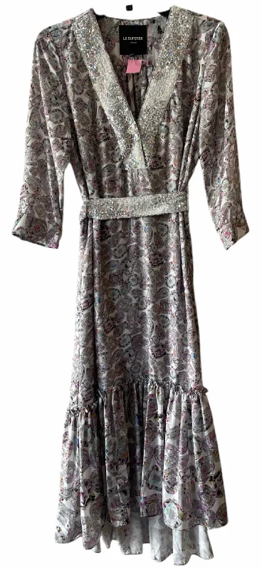Quick Sale Le Superbe Gray Multi Size 4 Dress