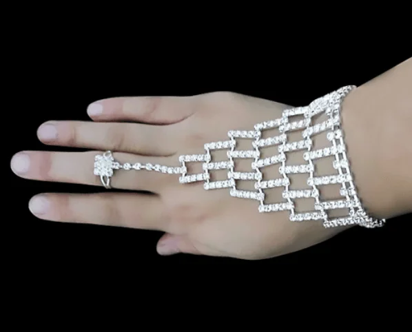 Markdowns Bridal Wedding Bracelet Accessories Crystal Rhinestone
