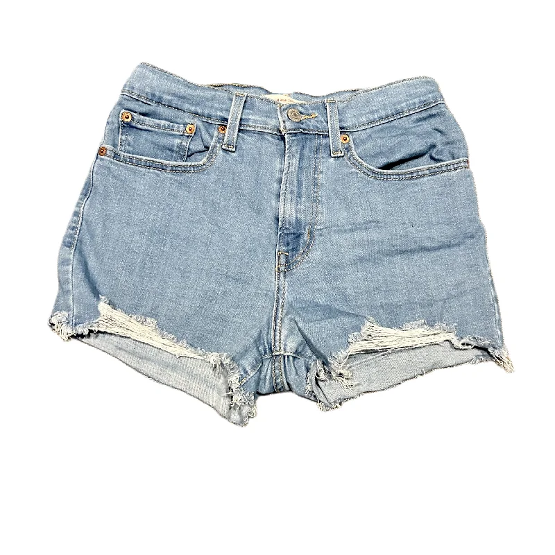 Special Promotion Blue Denim Shorts By Levis, Size: 4