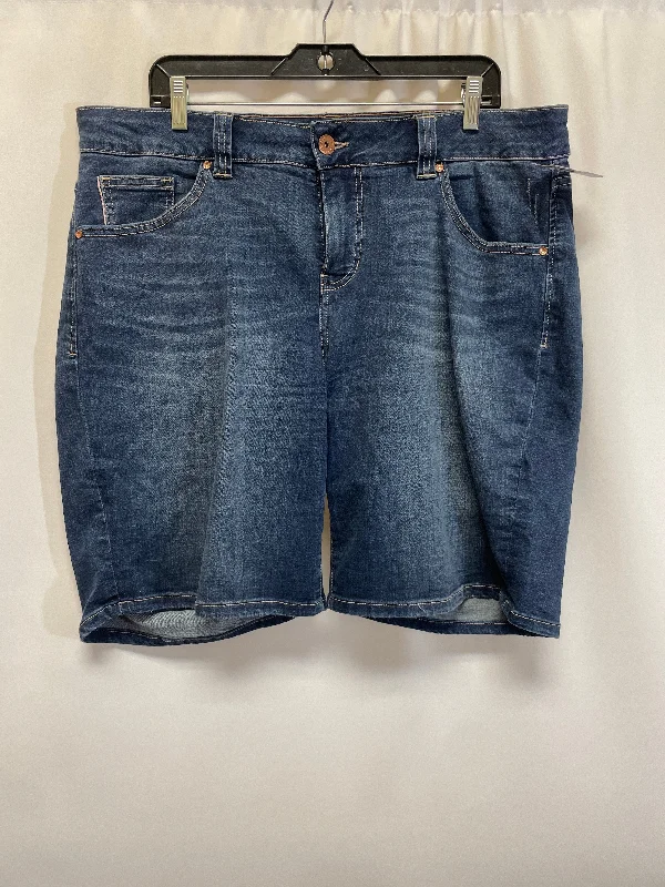 While Supplies Last Blue Denim Shorts Jag, Size 16