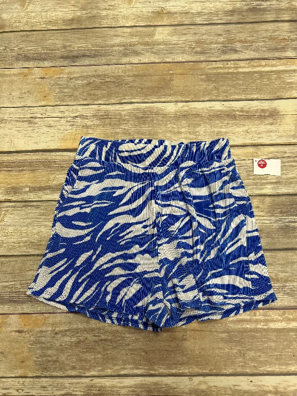 Deal Frenzy Blue & White Shorts Fashion Nova, Size M