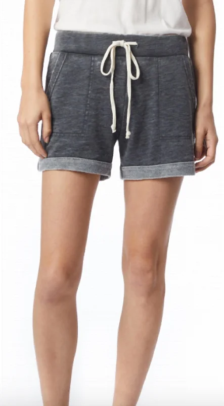Seasonal Sale Lounge Shorts In Washed Black