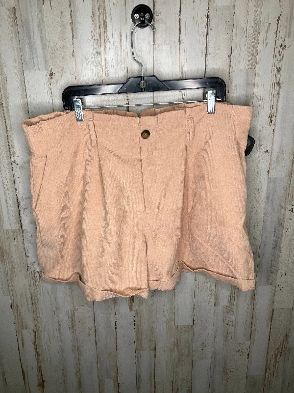 Savings Spectacular Tan Shorts Shein, Size 3x