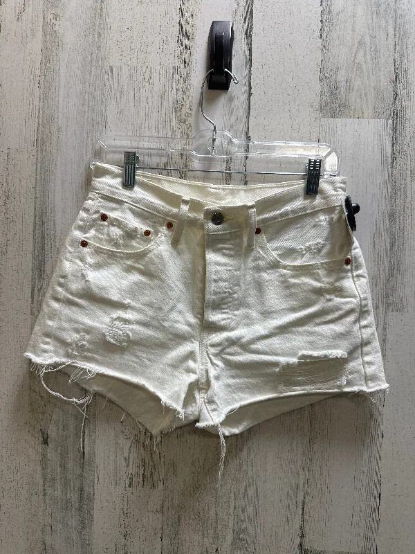 Limited Edition White Shorts Levis, Size 2
