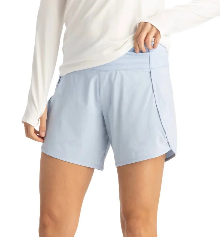 Special Promotion Women's Bamboo Lined Breeze Shorts In Clear Sky