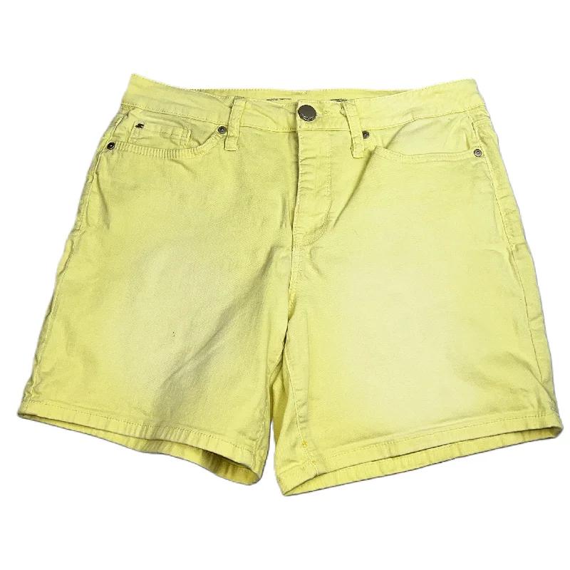 Price Rollback Yellow Denim Shorts By Seven 7, Size: 10