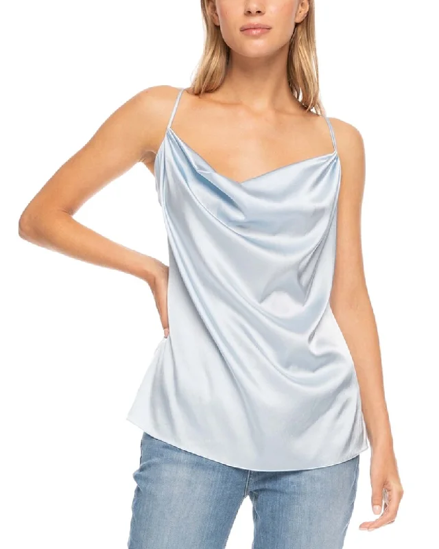 Season Finale Sale Robert Graham Rosa Sleeveless Silk-Blend Cami
