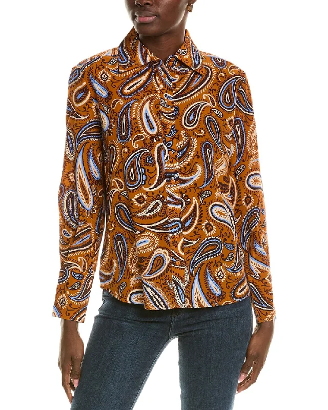 Exclusive Preview tyler böe Chloe Silk Shirt